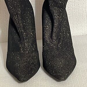 Brash, sock top, sparkle, booties.